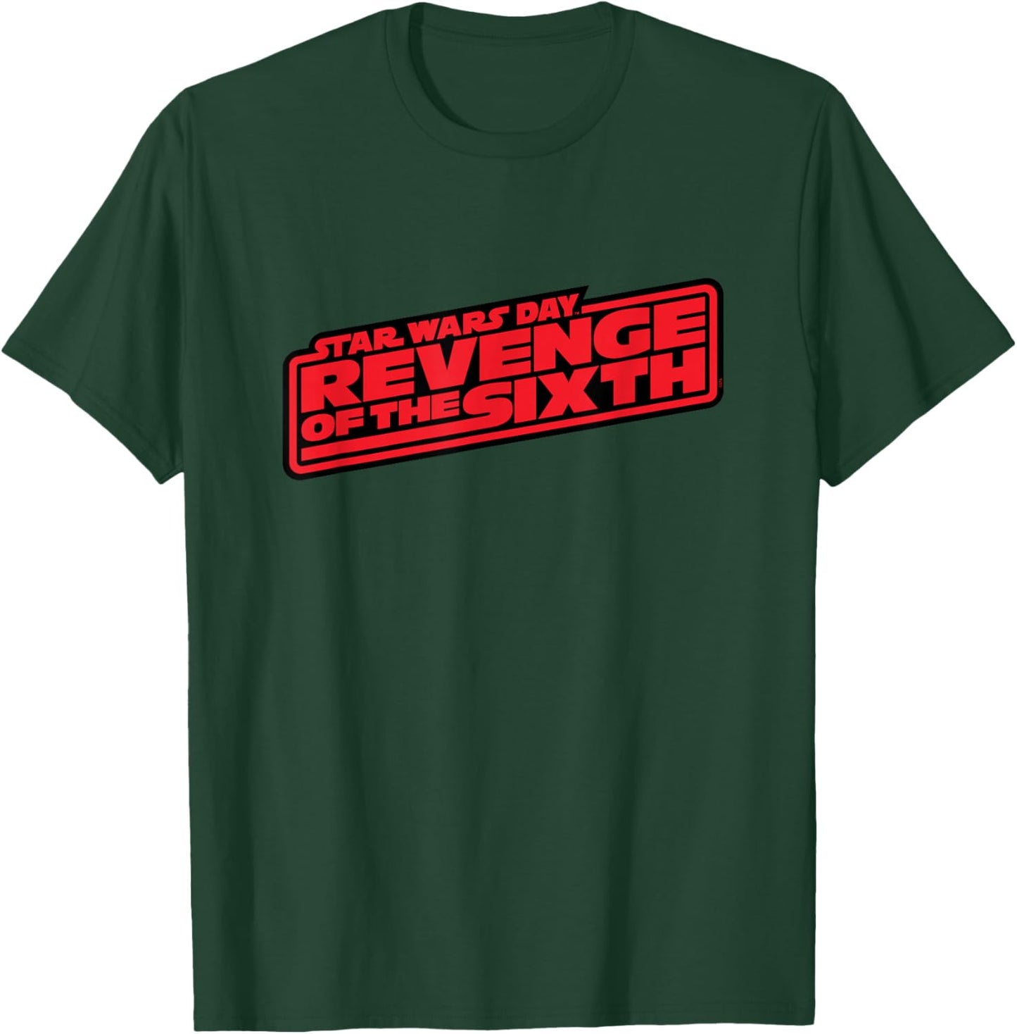 Star Wars Day Revenge of the Sixth May 6th Angled Logo T-Shirt - T-Shirt | Forest