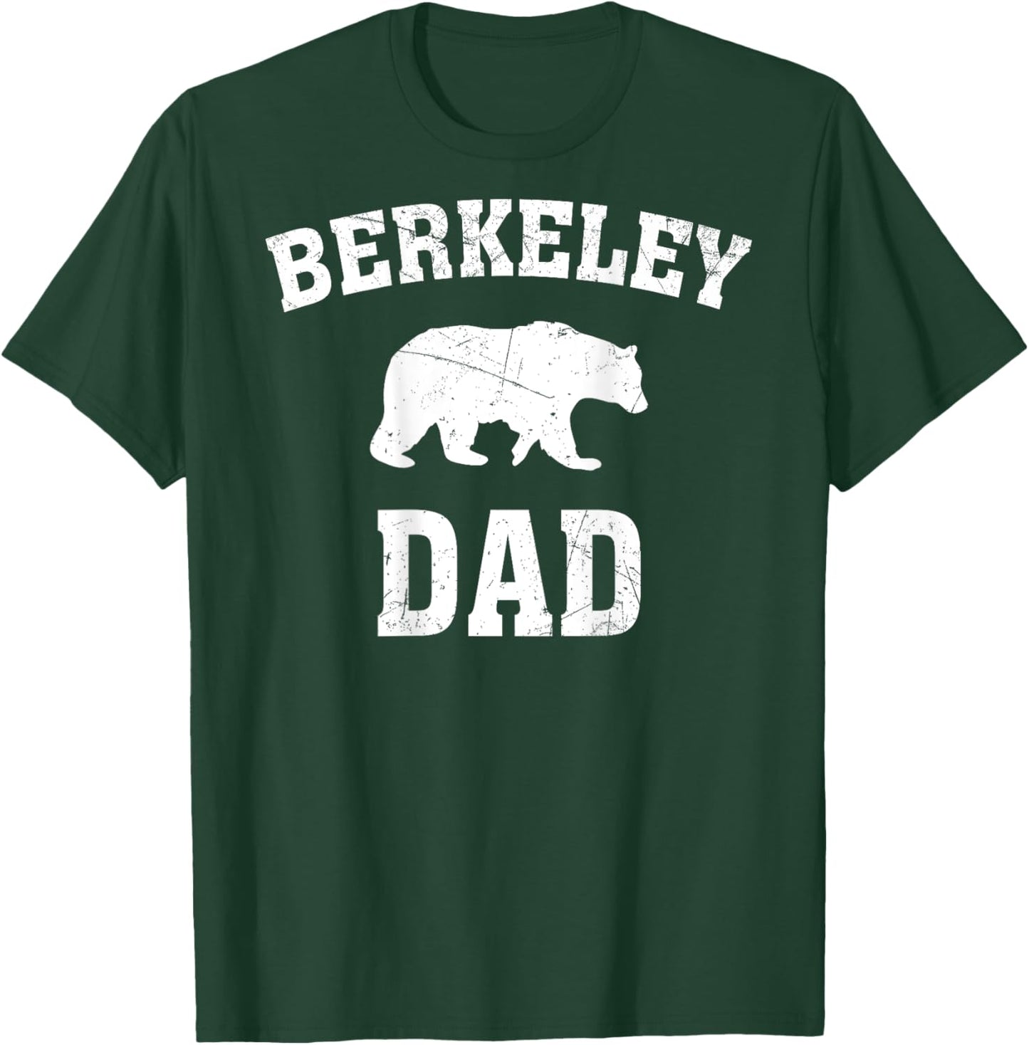Berkeley Dad Bear Graphic Father's Day T-Shirt - T-Shirt | Forest