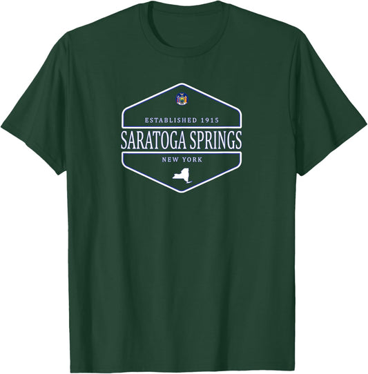 Saratoga Springs New York - Saratoga Springs NY T-Shirt - T-Shirt | Forest