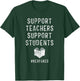 Support Teachers Support Students Red For Ed T-Shirt - T-Shirt | Forest