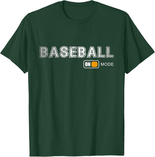 Baseball Mode Apparel - Baseball T-Shirt - T-Shirt | Forest