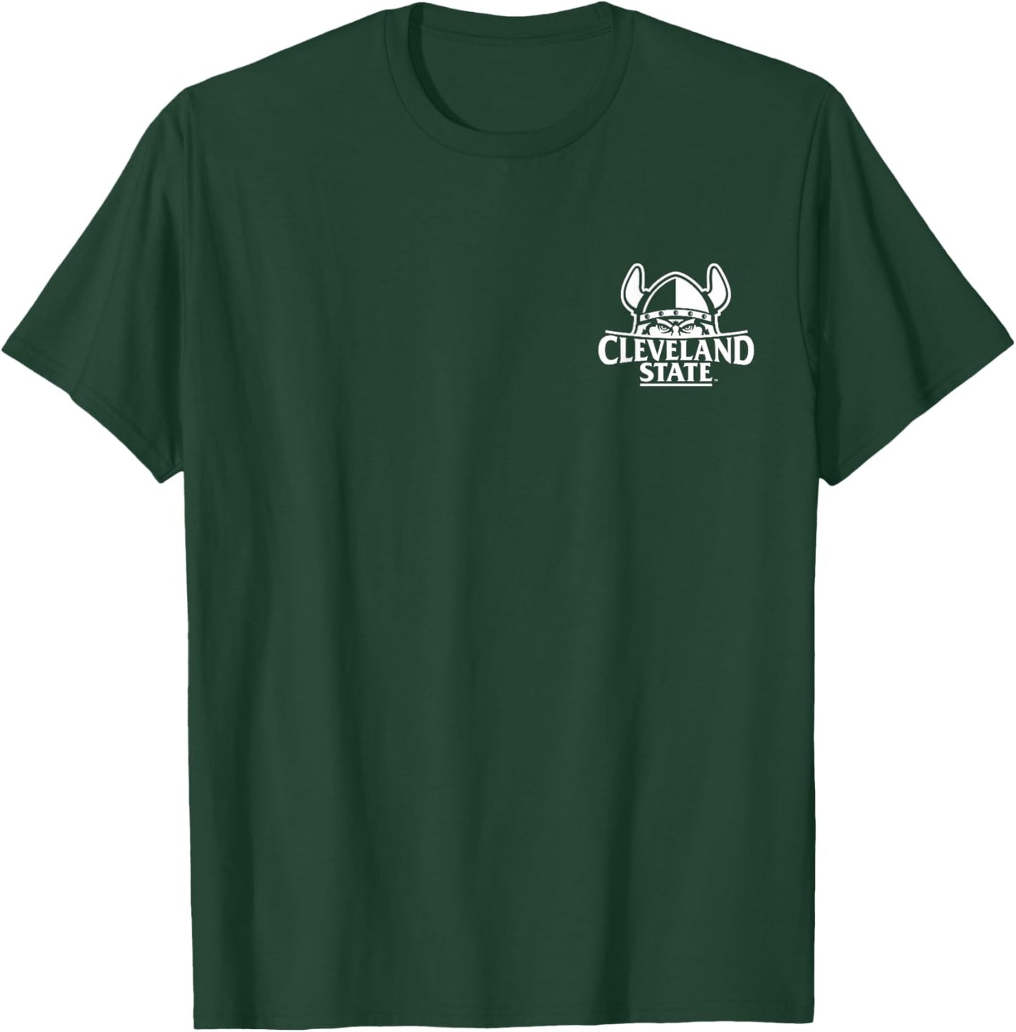 Cleveland State Vikings | Official NCAA Merch | NDTCSU007 T-Shirt - T-Shirt | Forest