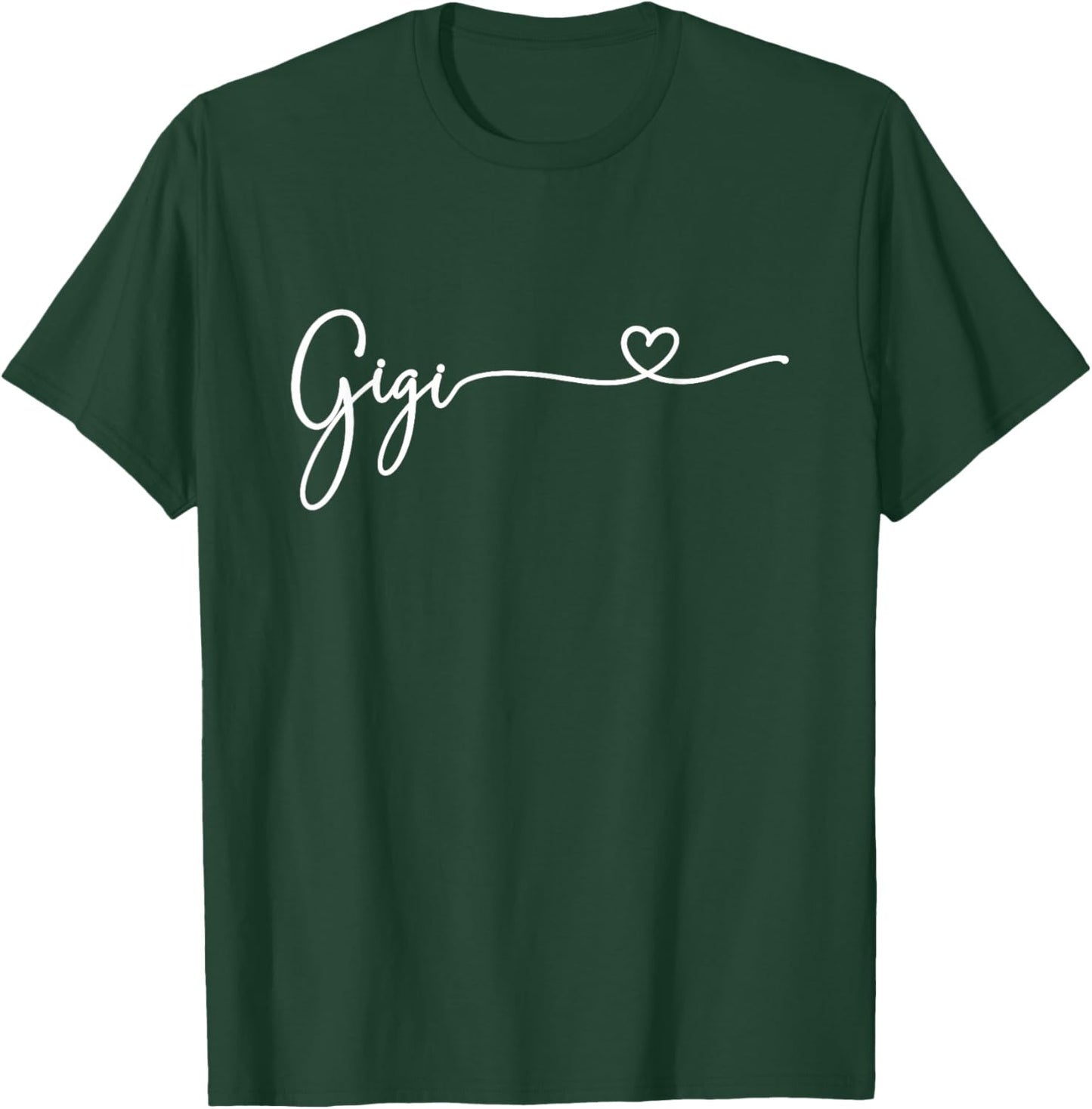 Gigi For Grandma Women Christmas Mother's Day Grandkids T-Shirt - T-Shirt | Forest