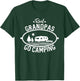Real Grandpas Go Camping 5th Wheel Camper RV Vacation Gift T-Shirt - T-Shirt | Forest