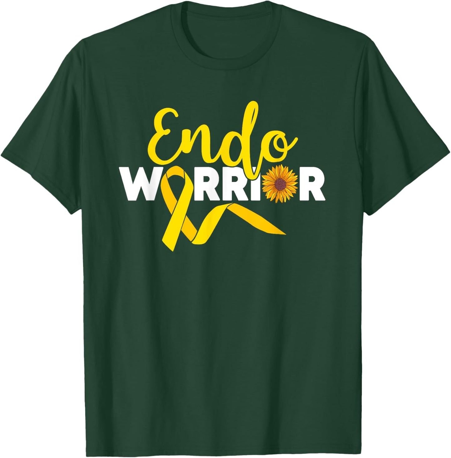 Endo Warrior Endometrium Endometriosis Awareness T-Shirt - T-Shirt | Forest