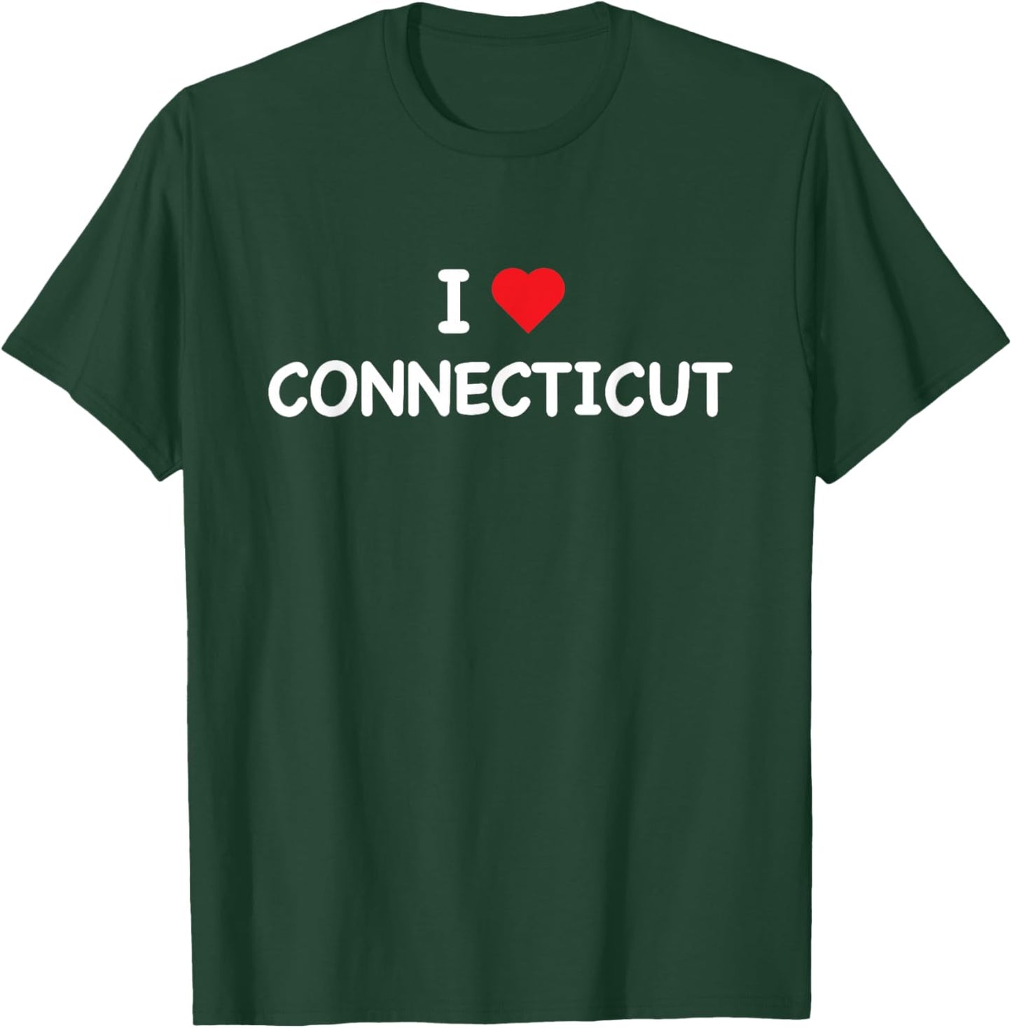 Connecticut - I Love Connecticut - Classic T-Shirt - T-Shirt | Forest