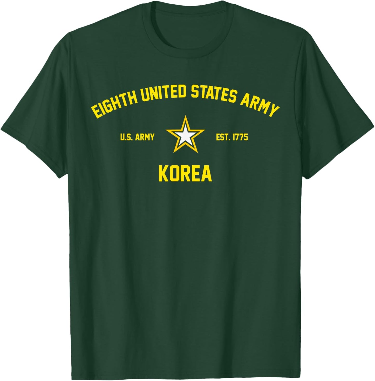 Eighth United States Army Forces Korea T-Shirt - T-Shirt | Forest