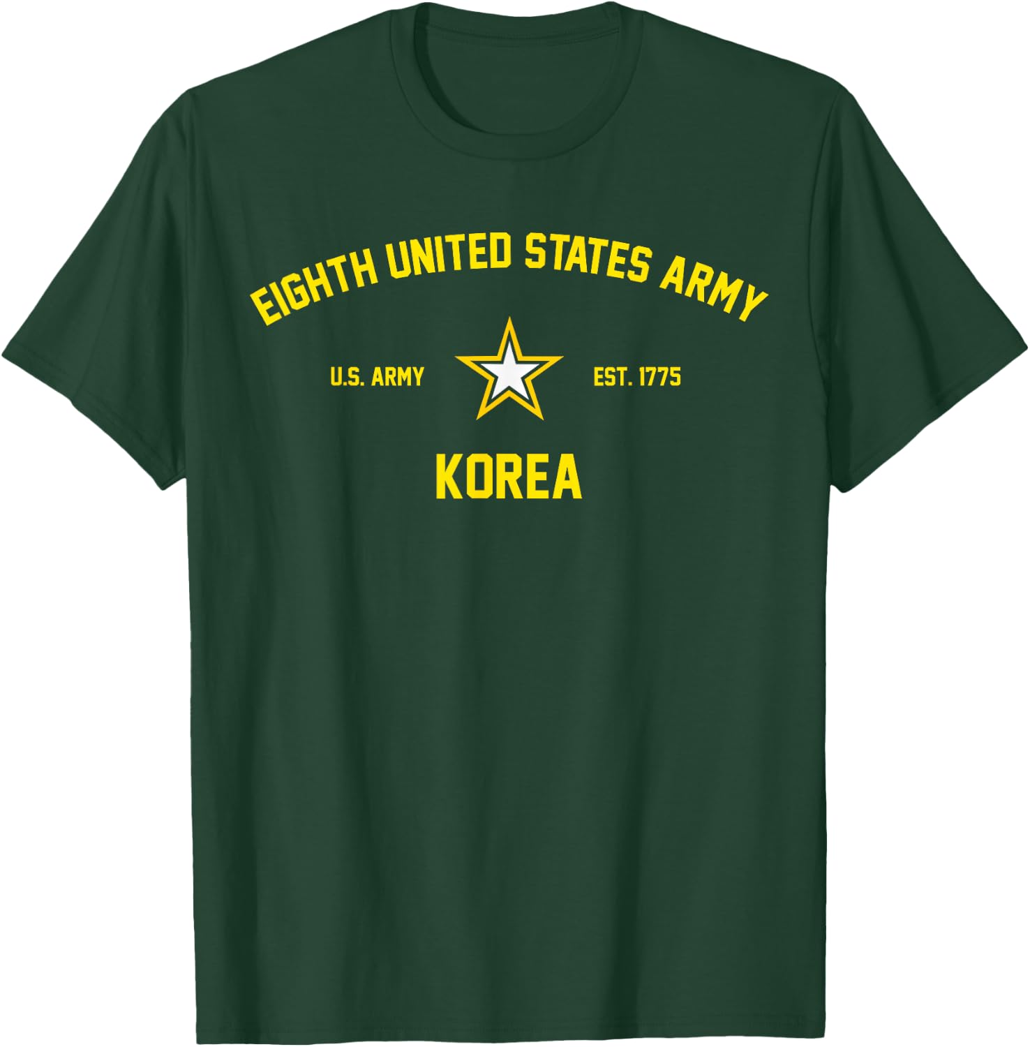 Eighth United States Army Forces Korea T-Shirt - T-Shirt | Forest