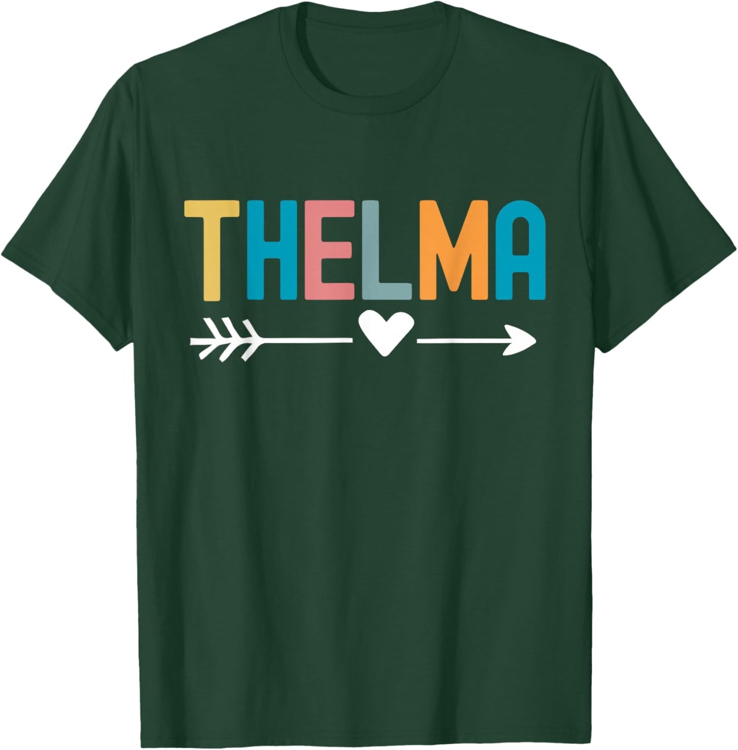 Thelma Retro Color Love Cute Matching Best Friends T-Shirt - T-Shirt | Forest
