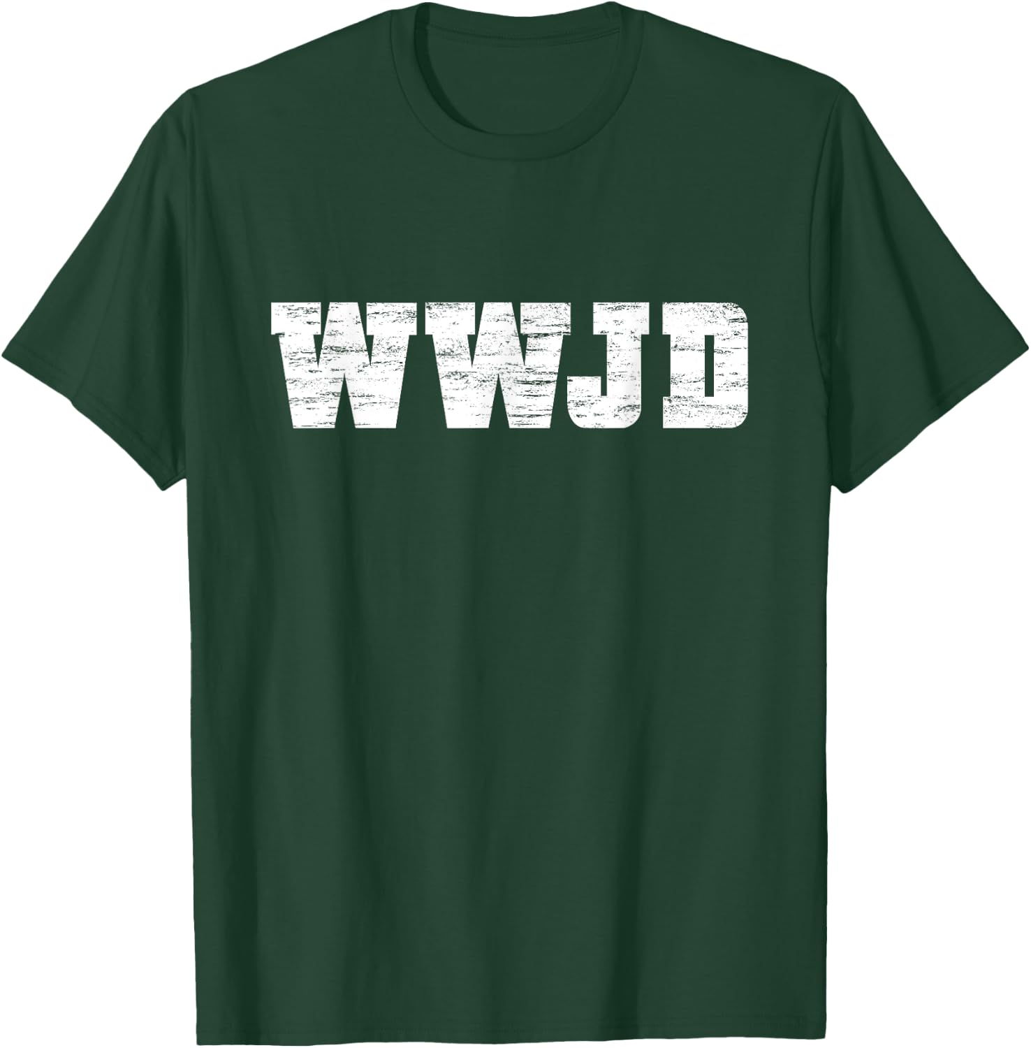 What Would Jesus Do? WWJD Christian Faith Believer T-Shirt - T-Shirt | Forest