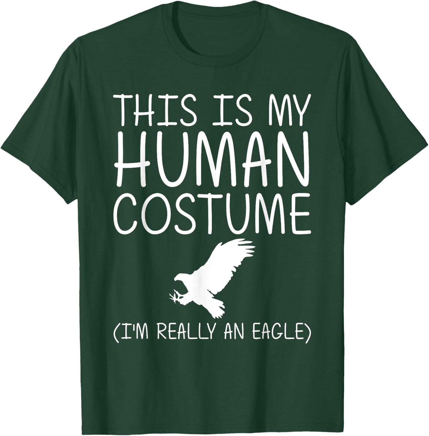 Eagle Easy Halloween Human Costume Hawk Animal DIY Gift T-Shirt - T-Shirt | Forest