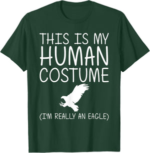 Eagle Easy Halloween Human Costume Hawk Animal DIY Gift T-Shirt - T-Shirt | Forest