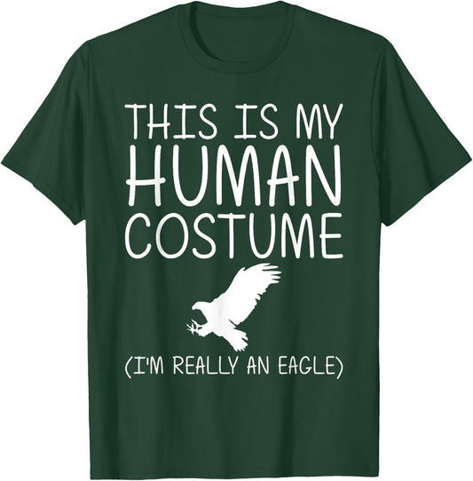 Eagle Easy Halloween Human Costume Hawk Animal DIY Gift T-Shirt - T-Shirt | Forest
