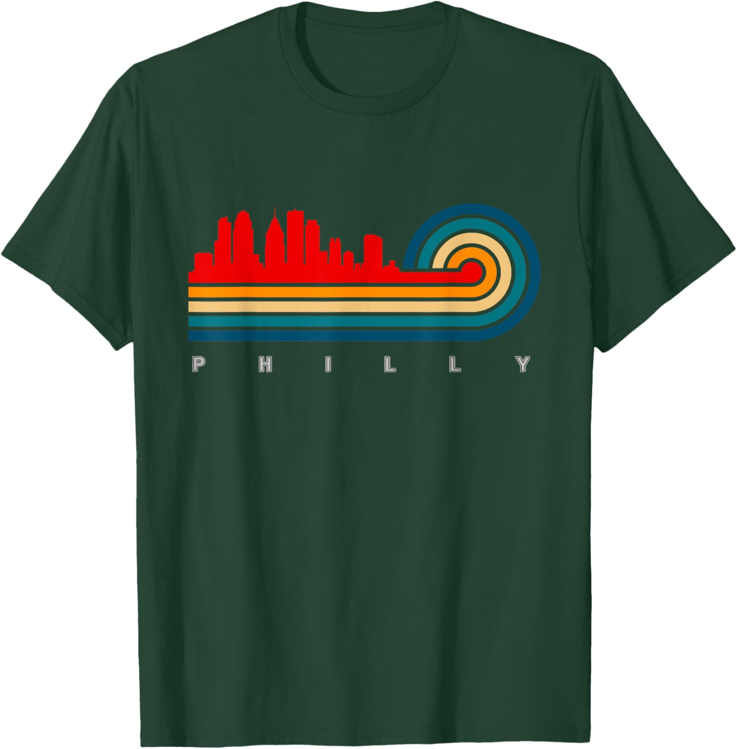 City of Philly Philadelphia Pennsylvania T-Shirt - T-Shirt | Forest