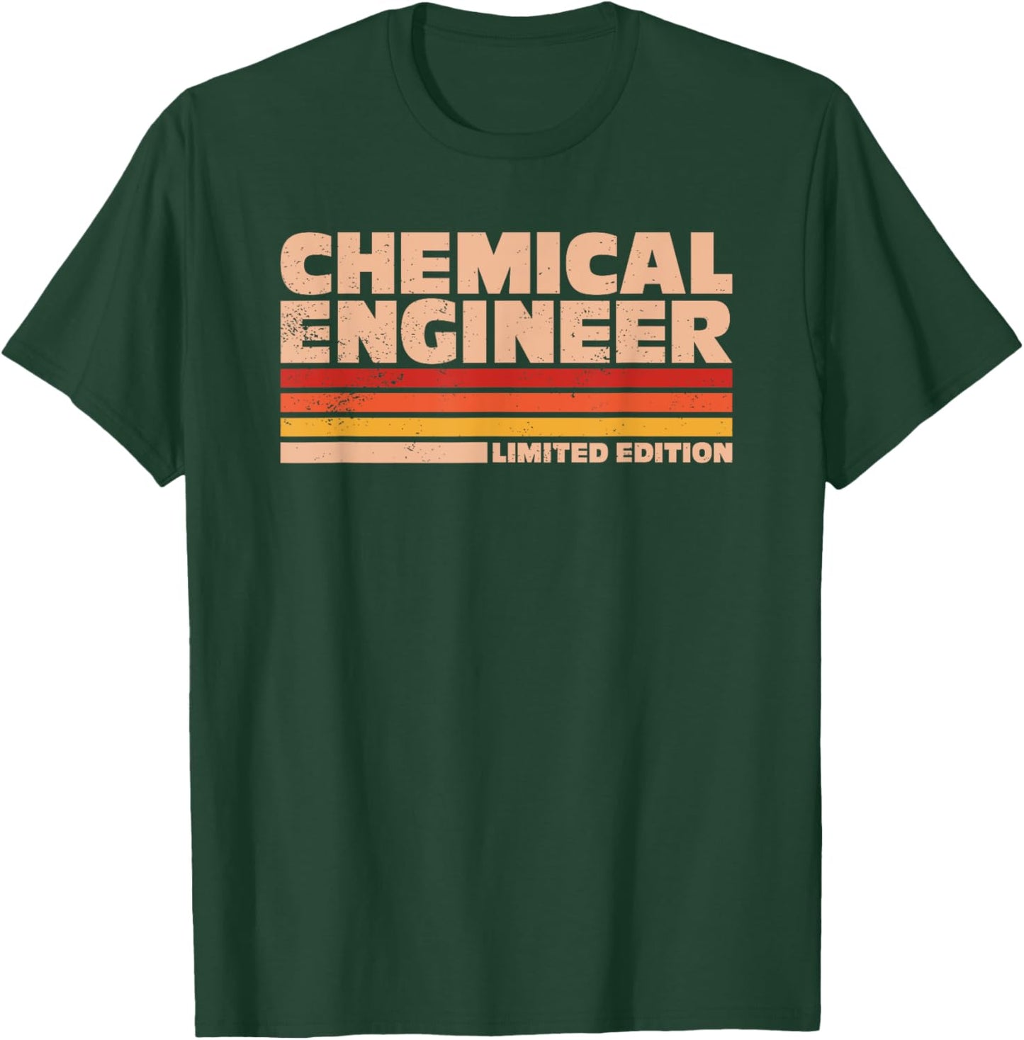 Chemical Engineering Retro Flag Chemical Engineer T-Shirt - T-Shirt | Forest
