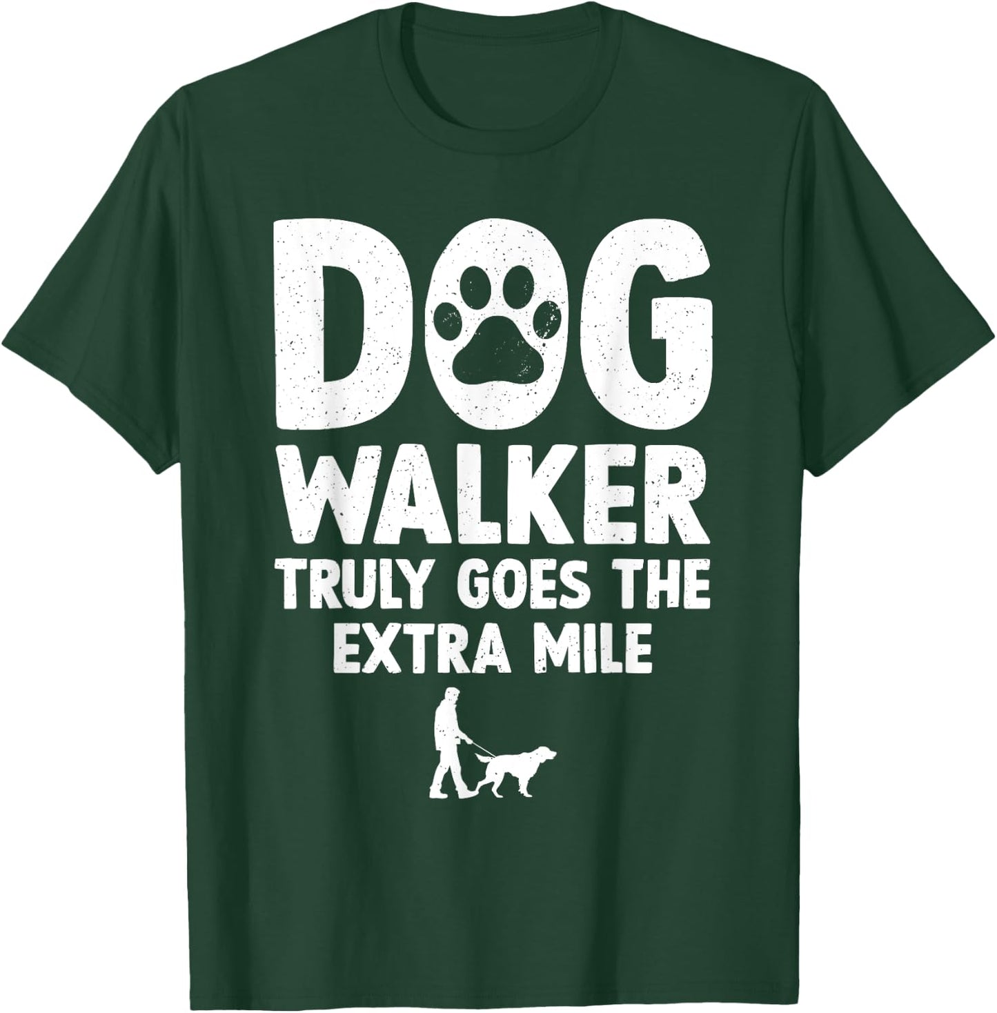 Cool Dog Walker Design Women Pet Walker Dog Walking T-Shirt - T-Shirt | Forest