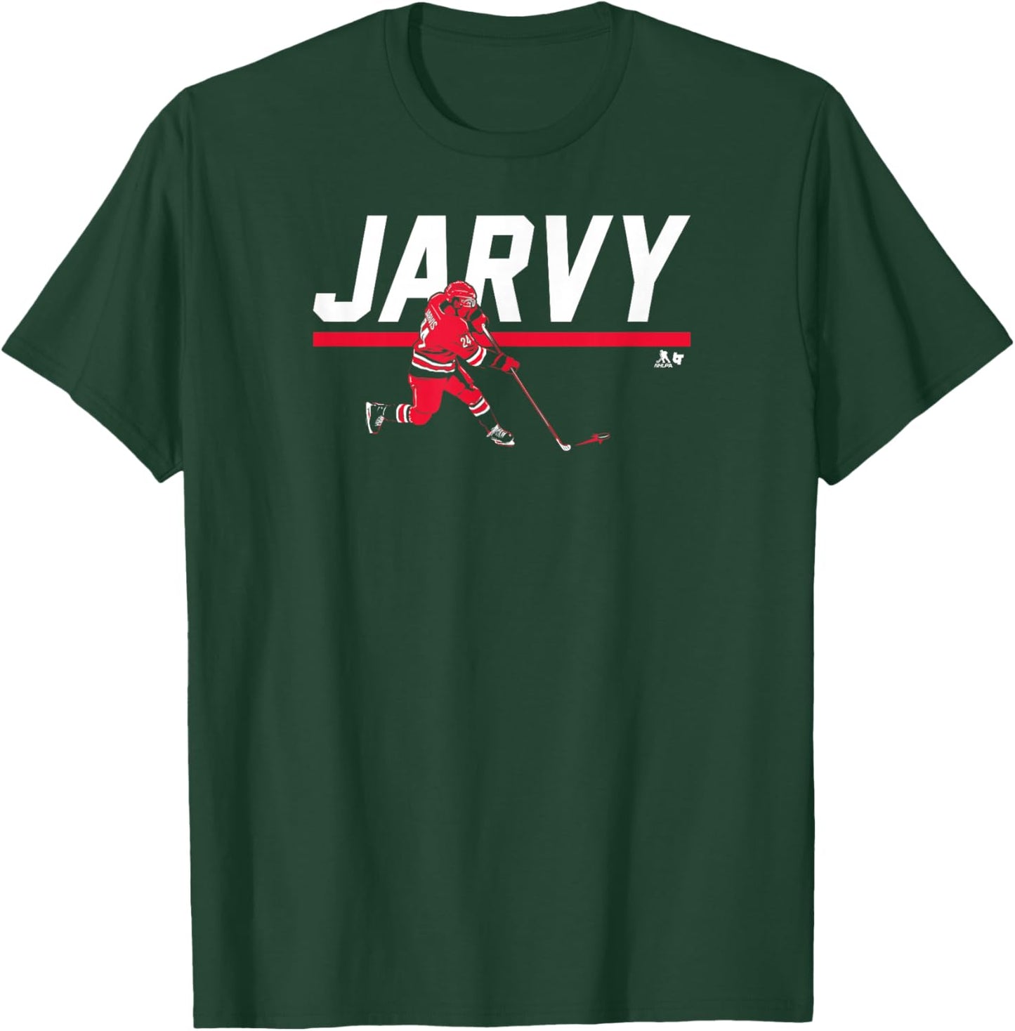 Seth Jarvis - Jarvy - Carolina Hockey T-Shirt - T-Shirt | Forest