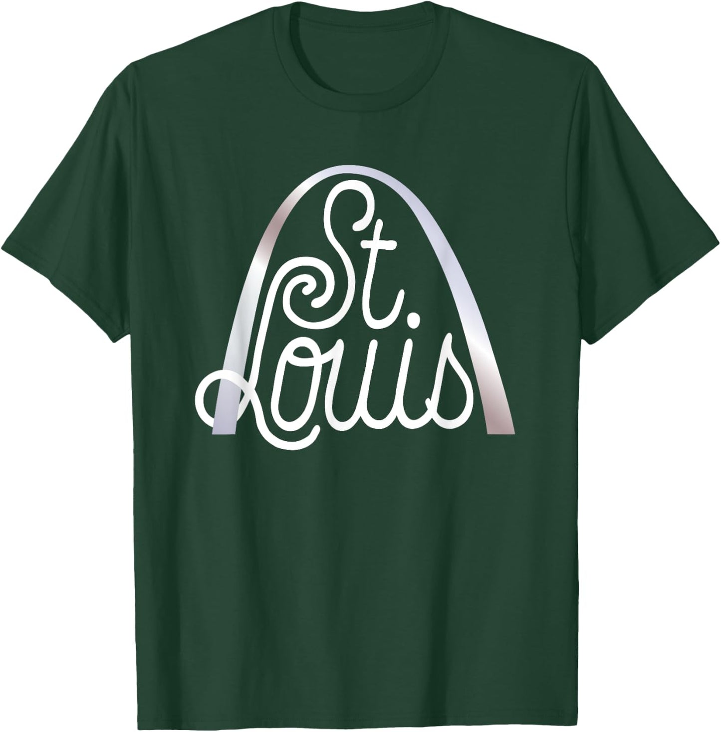 Saint Louis Missouri Souvenir Gateway Arch Traveler Present T-Shirt - T-Shirt | Forest