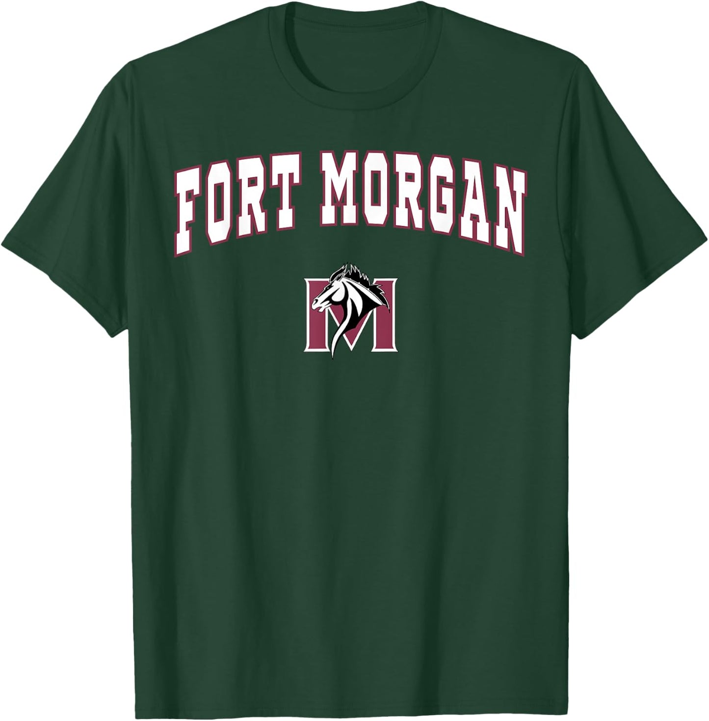 Fort Morgan High School Mustangs C2 T-Shirt - T-Shirt | Forest