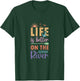 Life is Better on the River - Enjoy Sunsets and Canoeing T-Shirt - T-Shirt | Forest