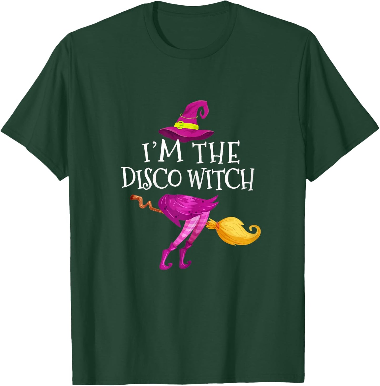 I'm The Disco Witch Matching Group Halloween T-Shirt - T-Shirt | Forest