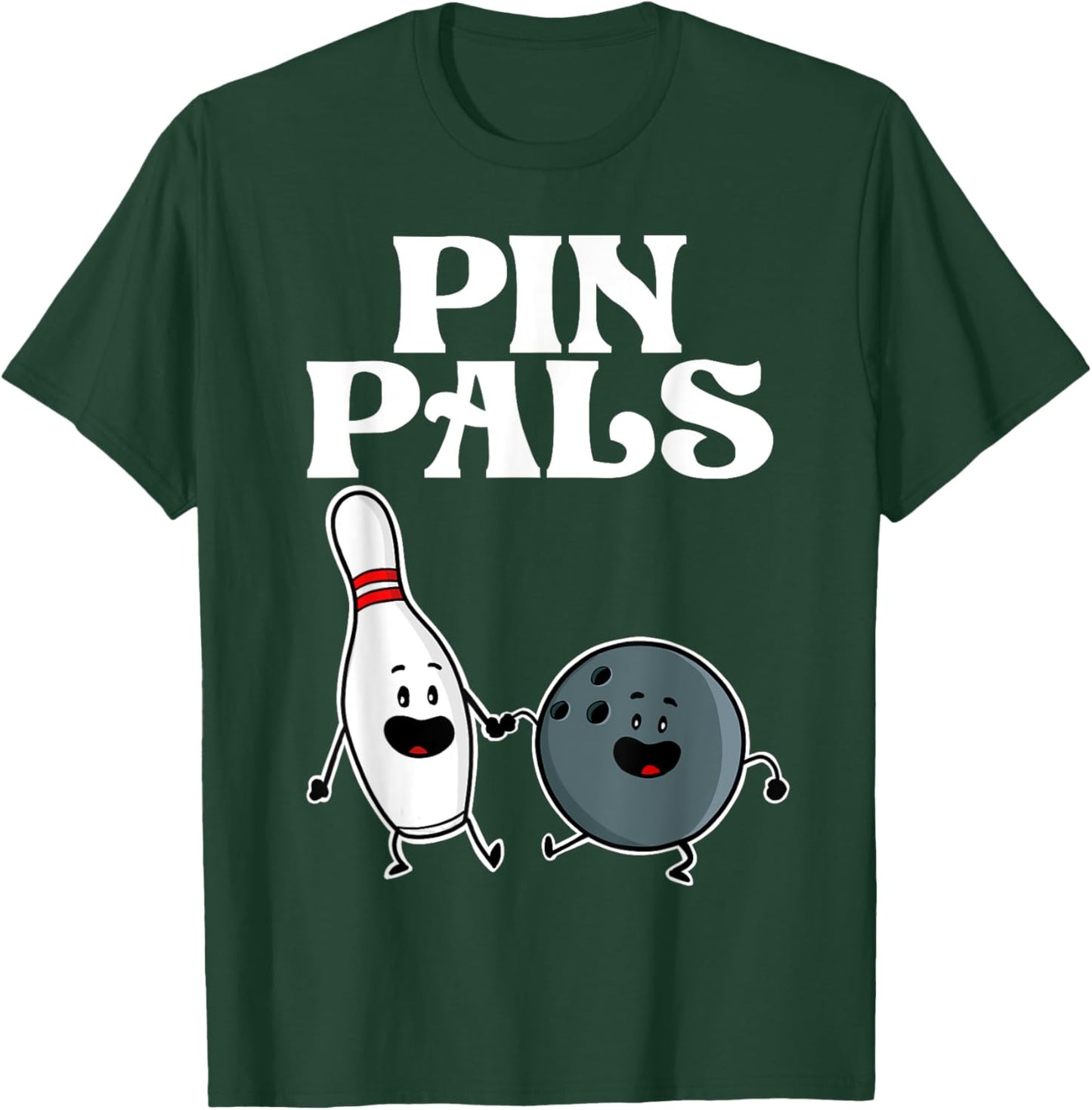 Bowling Pin Pals T-Shirt - T-Shirt | Forest