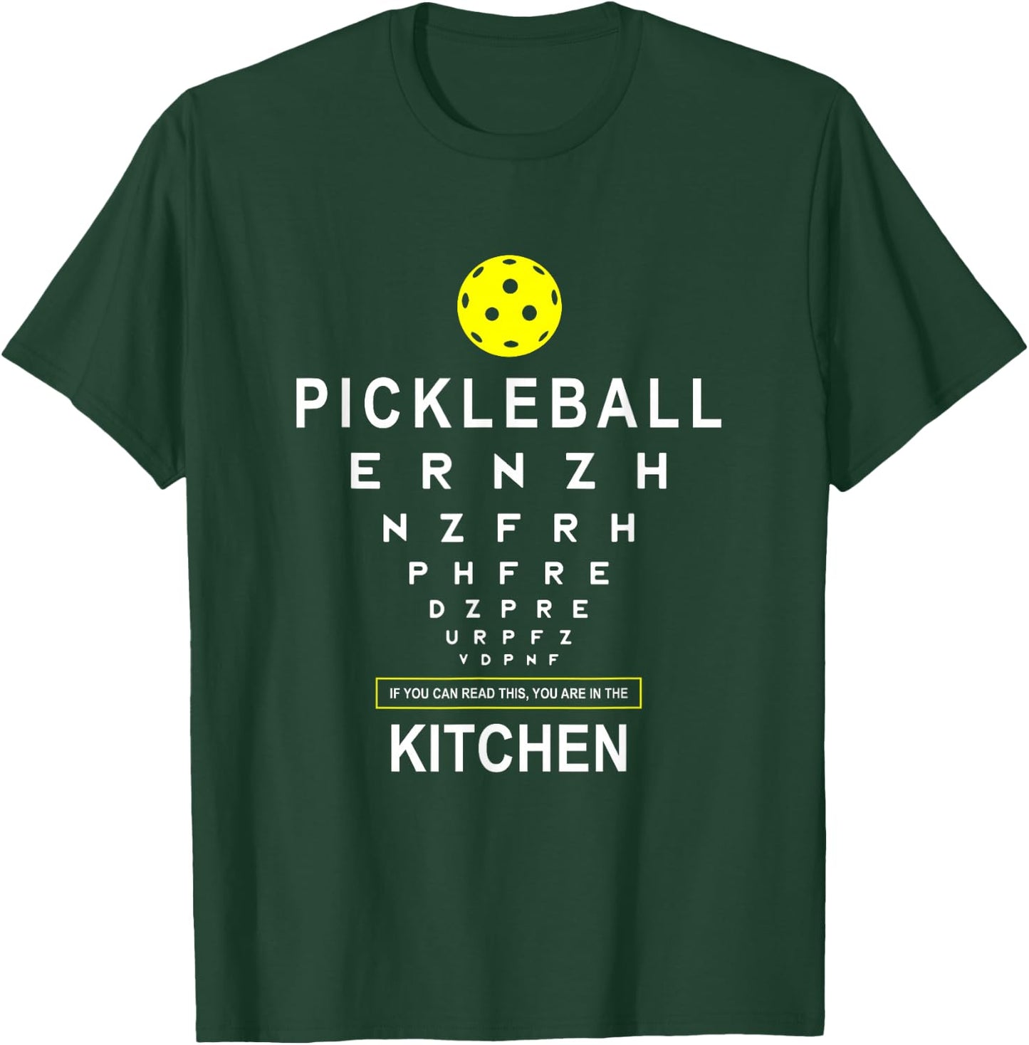 Funny Pickleball Shirt If You Can Read This Kitchen Joke T-Shirt - T-Shirt | Forest