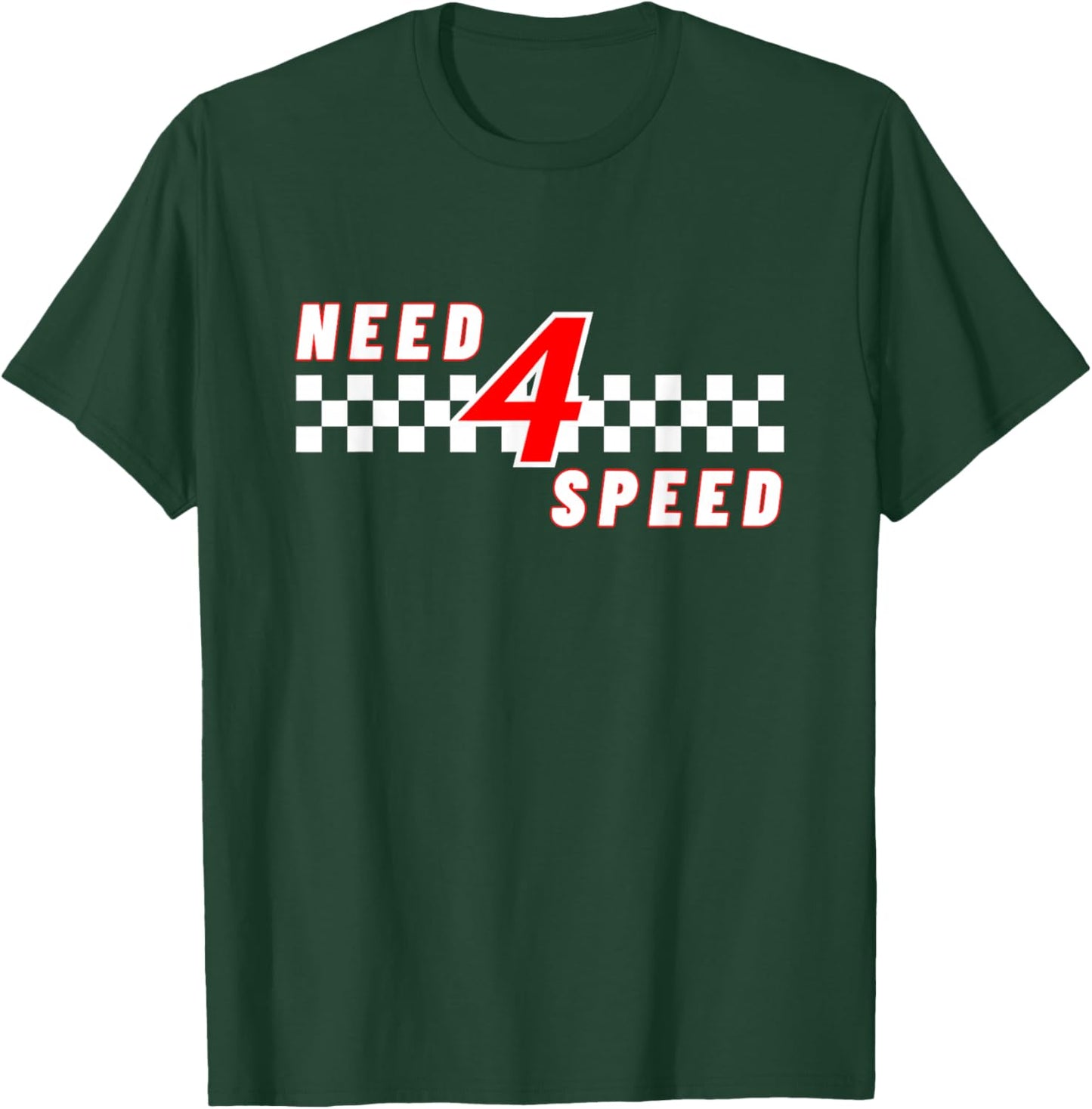 Need 4 Speed Birthday 4 Year Old Racing Car Driver T-Shirt - T-Shirt | Forest