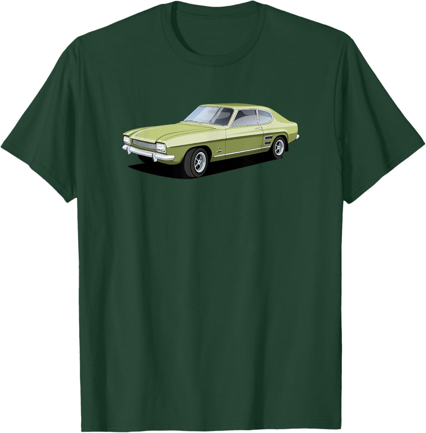 British Classic Car Capri sports car T-Shirt - T-Shirt | Forest
