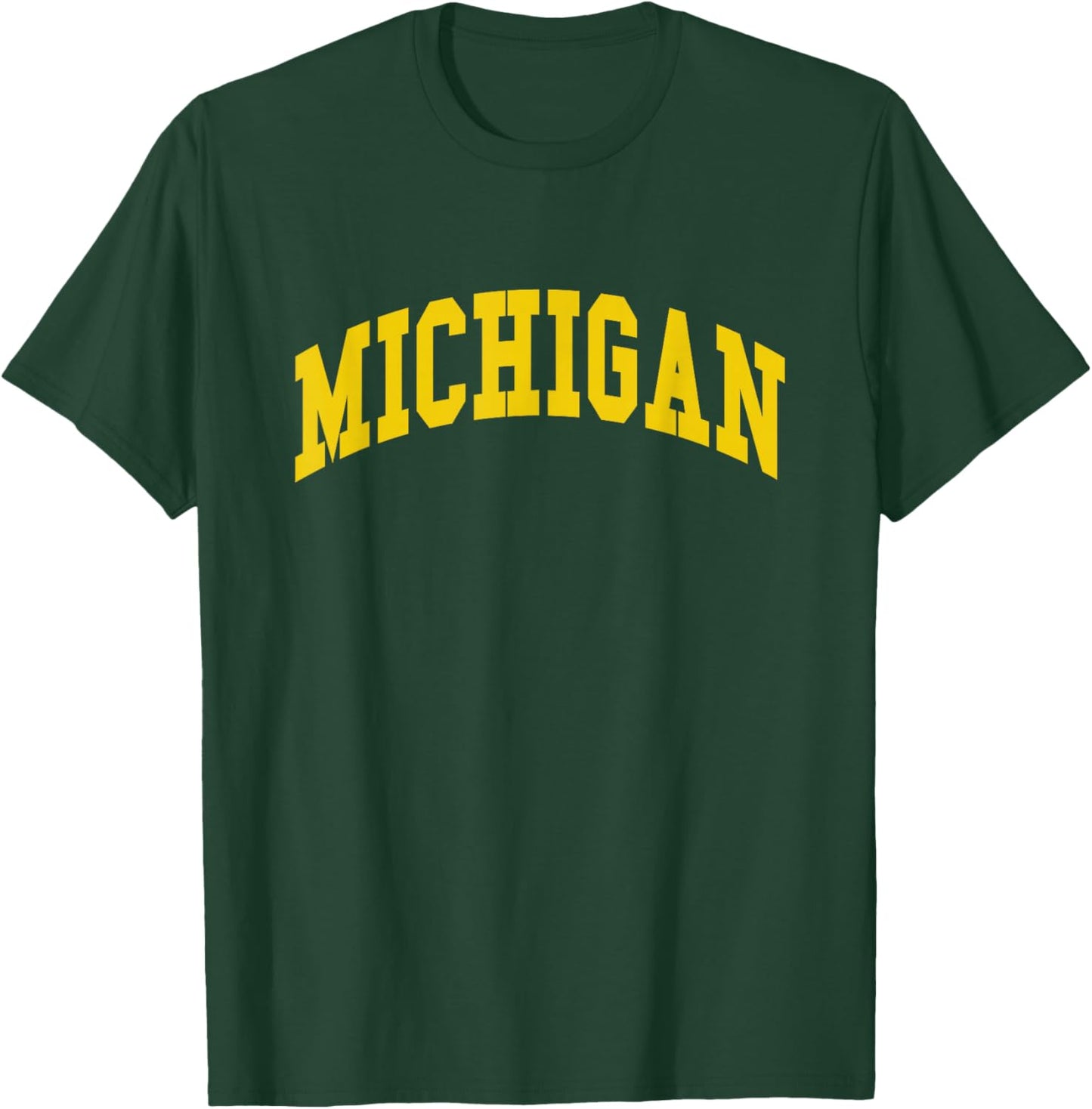 MICHIGAN - Throwback Design T-Shirt - T-Shirt | Forest