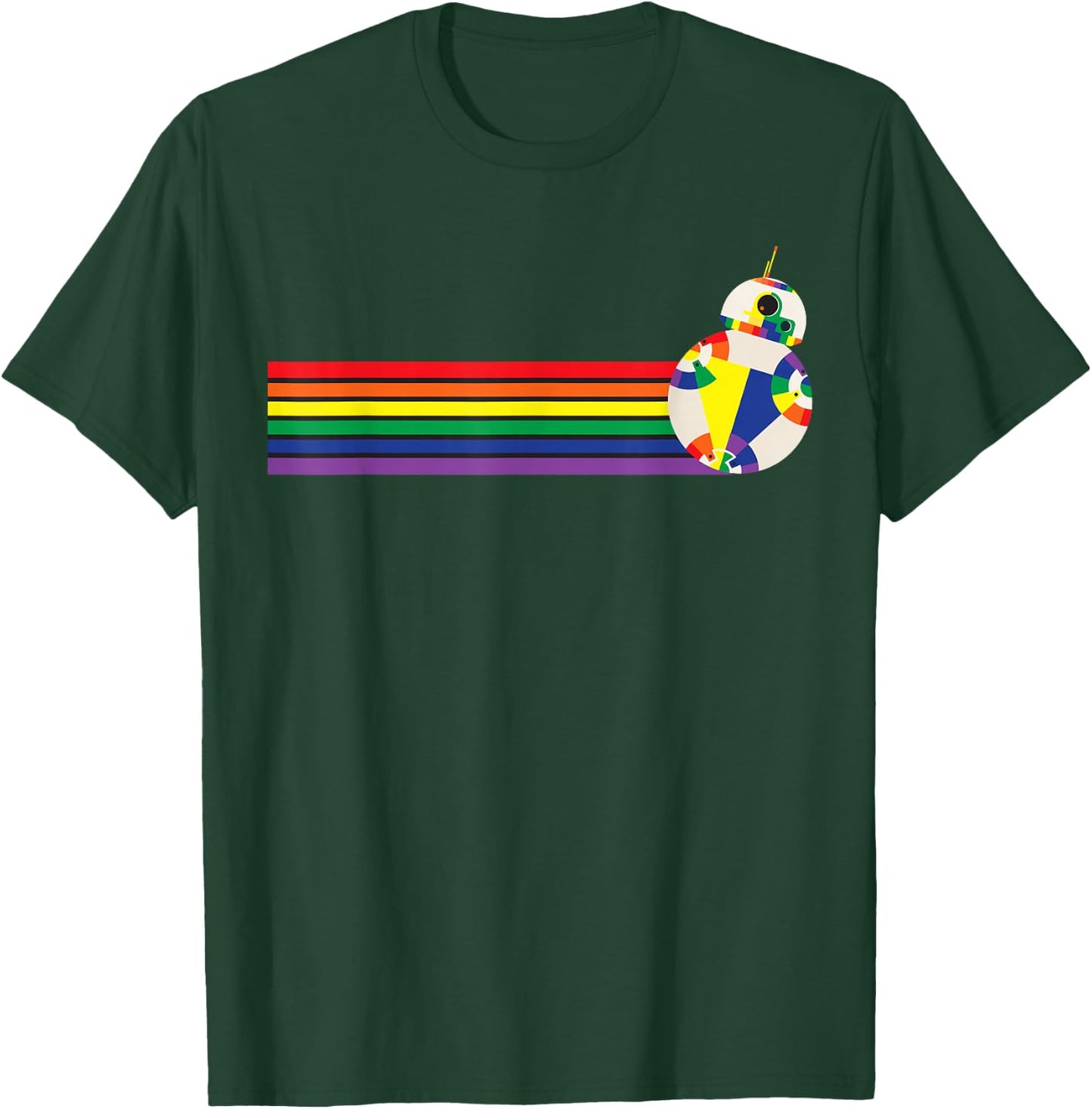 Star Wars BB-8 Rainbow T-Shirt - T-Shirt | Forest