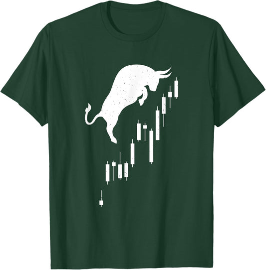 Best Stock Market Art Women Stock Broker Day Trading T-Shirt - T-Shirt | Forest