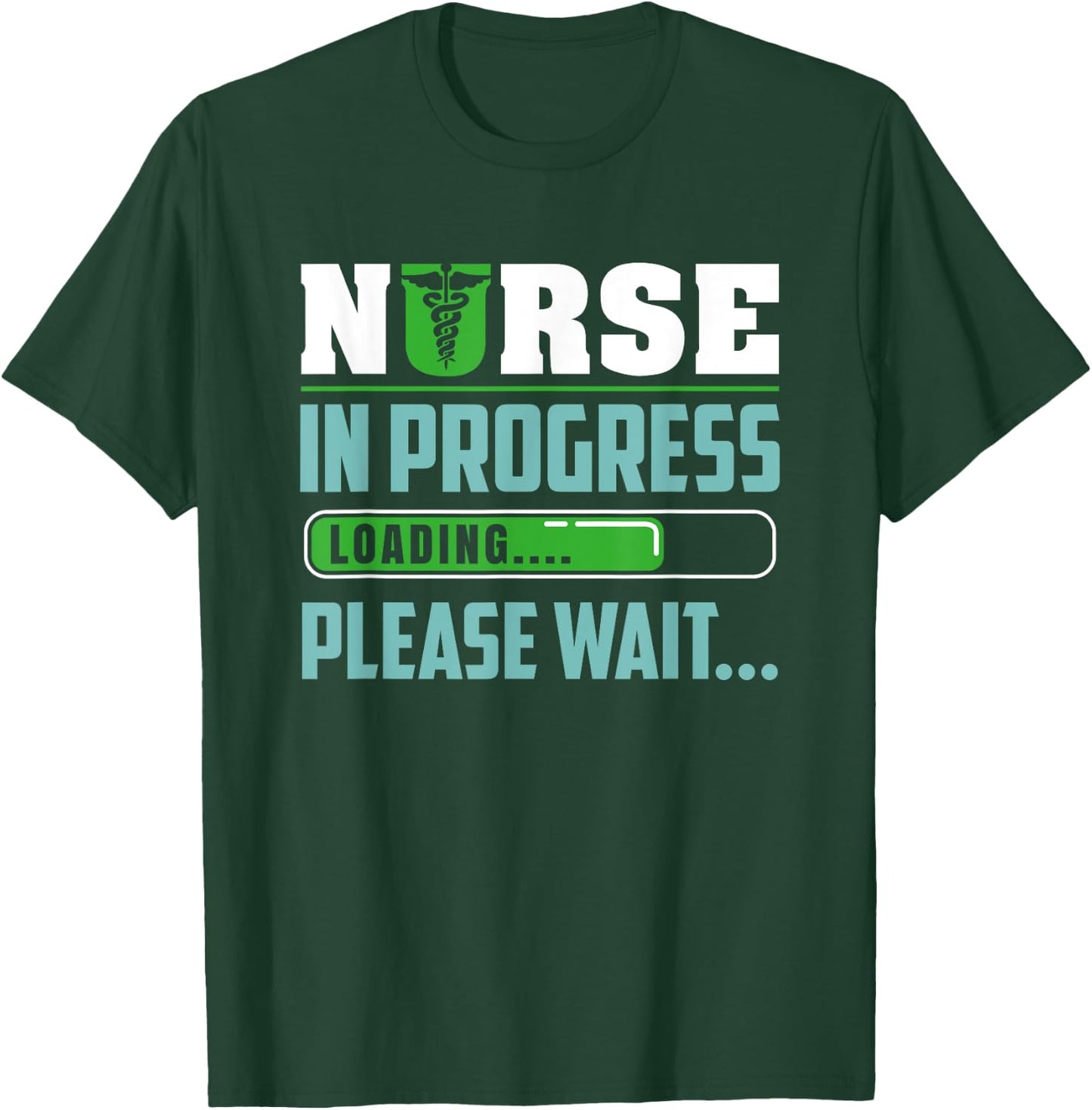 Cute Nursing Student Humor | Funny Future Nurse Saying T-Shirt - T-Shirt | Forest