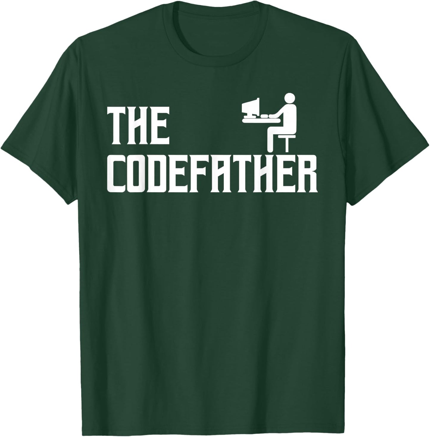 The Codefather Coding Coder Developer Computer Freak Gift T-Shirt - T-Shirt | Forest