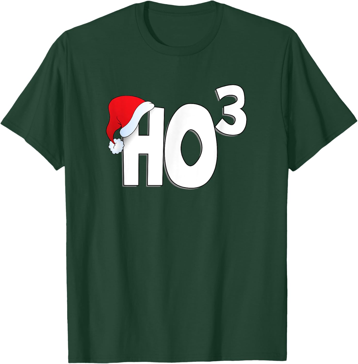 Ho Ho Ho High 3 - Funny Christmas Lovers Statement T-Shirt - T-Shirt | Forest