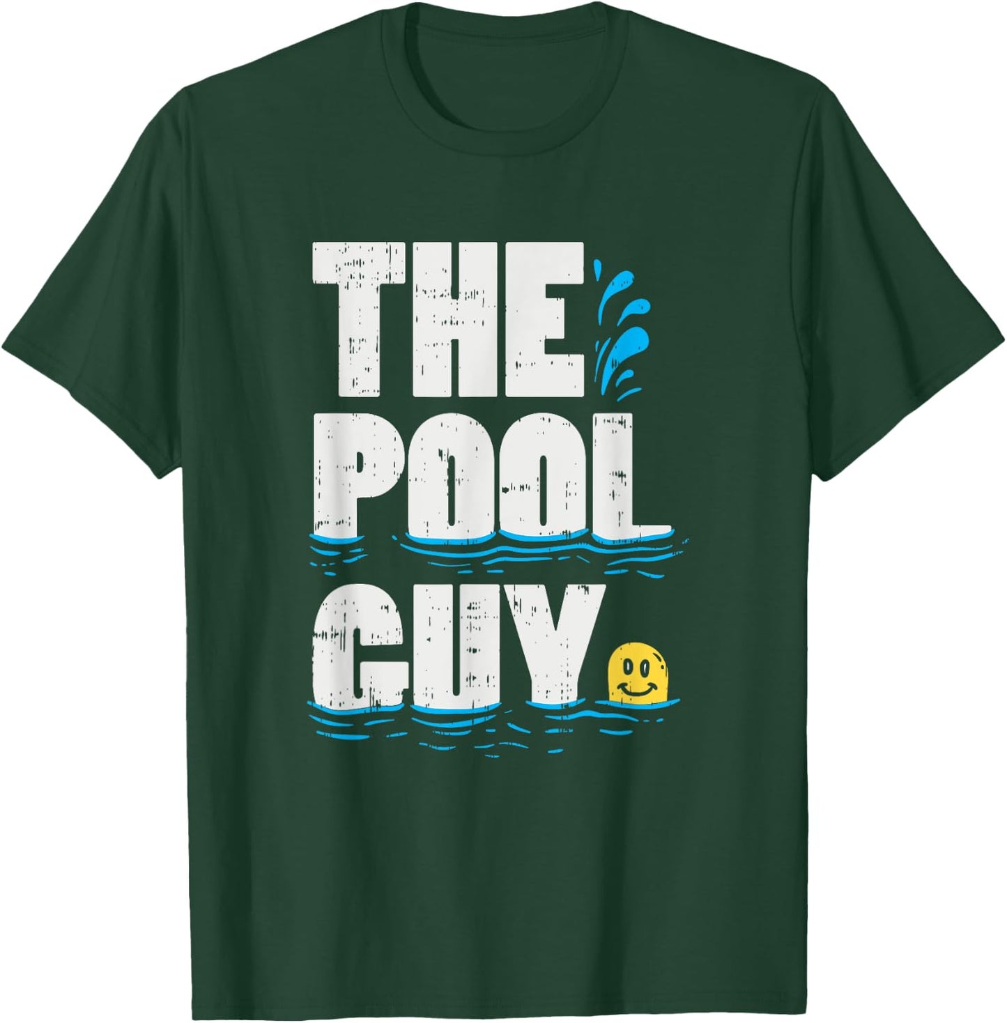 Summer Pool Guy Gifts, Funny Swimming Pool Boy T-Shirt - T-Shirt | Forest