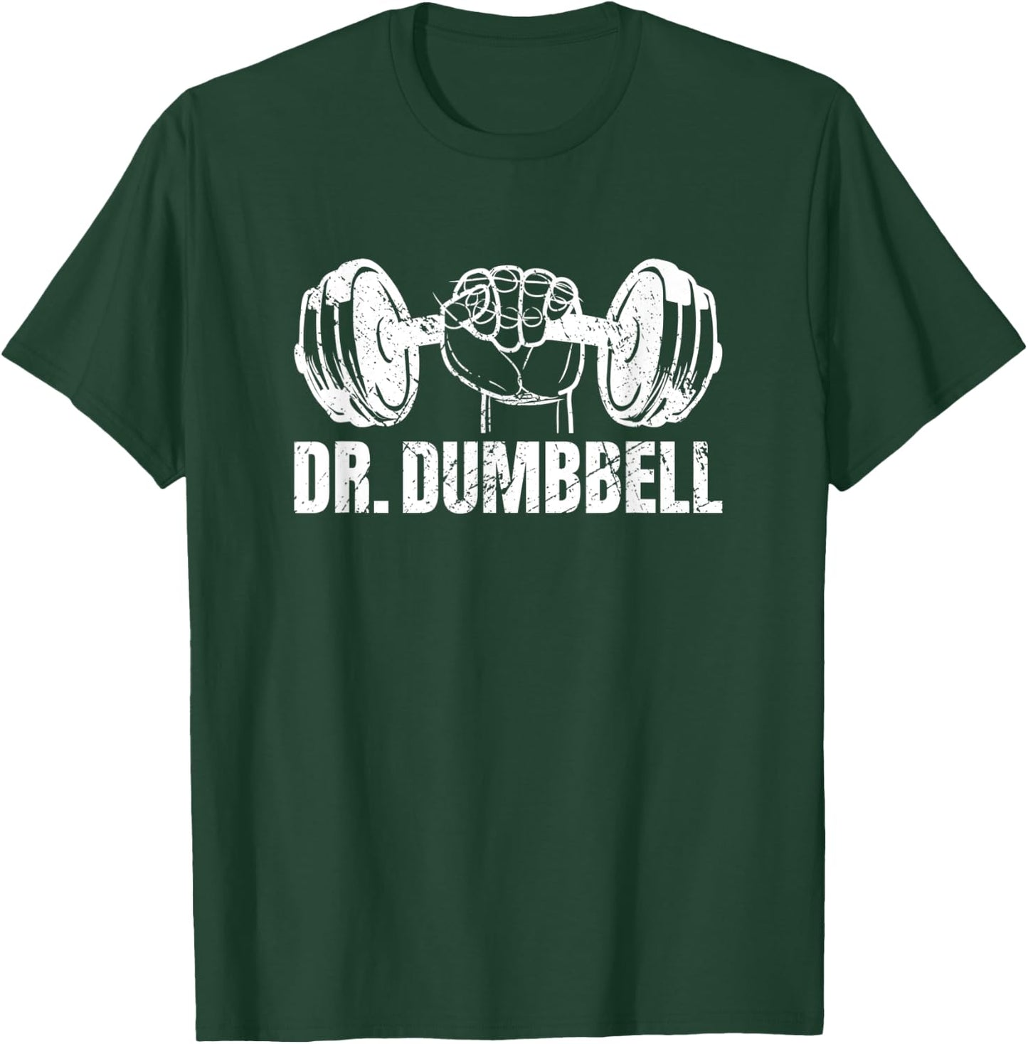 Weightlifting - Dr. Dumbbell T-Shirt - T-Shirt | Forest