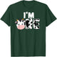 I'm One Age 1 Cow Farm Theme Birthday Gift 1 Yrs Old Shirt T-Shirt - T-Shirt | Forest