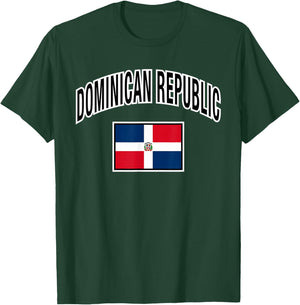 Dominican Republic Flag Proud Dominican T-Shirt - T-Shirt | Forest