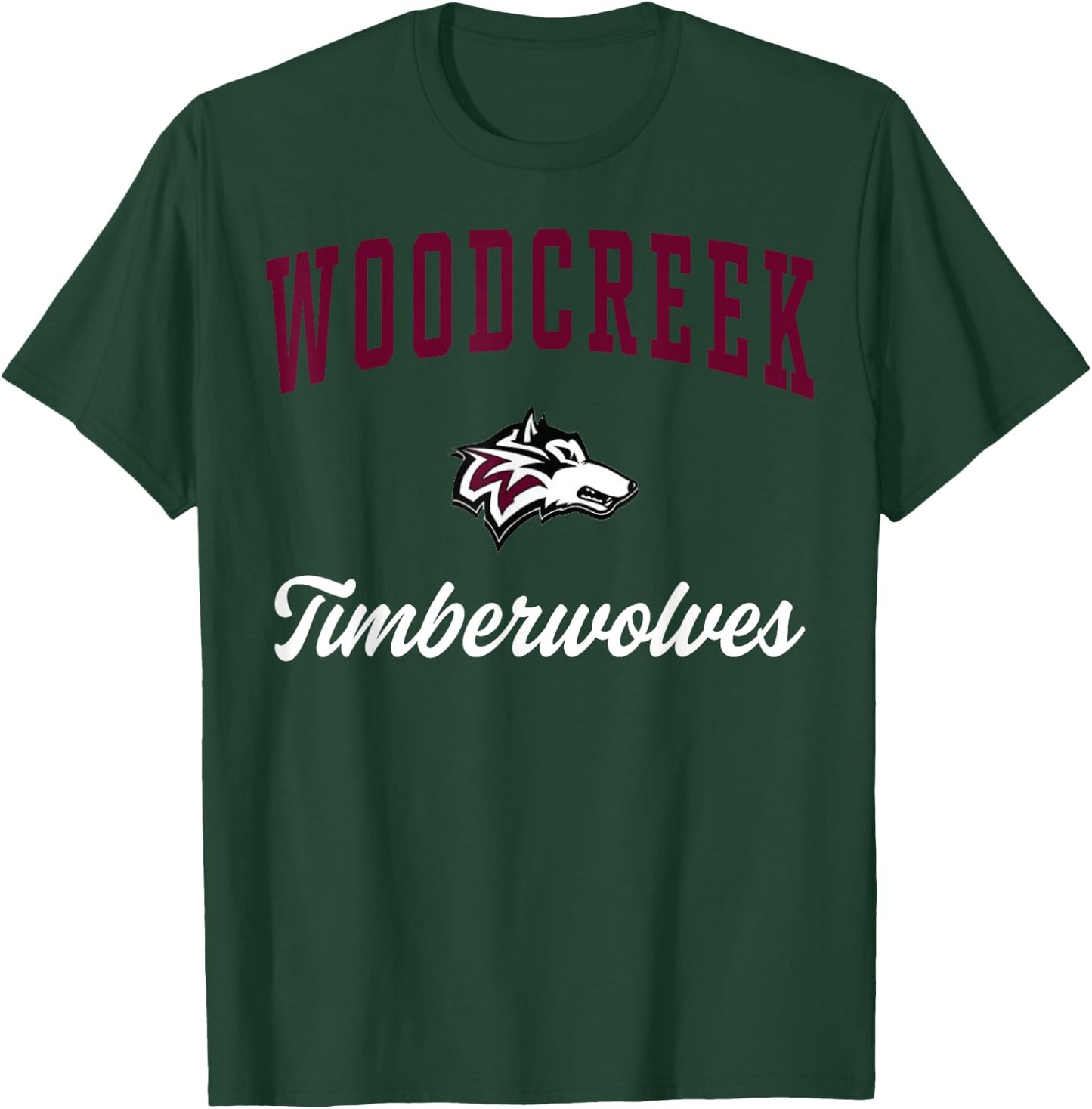 Woodcreek High School Timberwolves C3 T-Shirt - T-Shirt | Forest