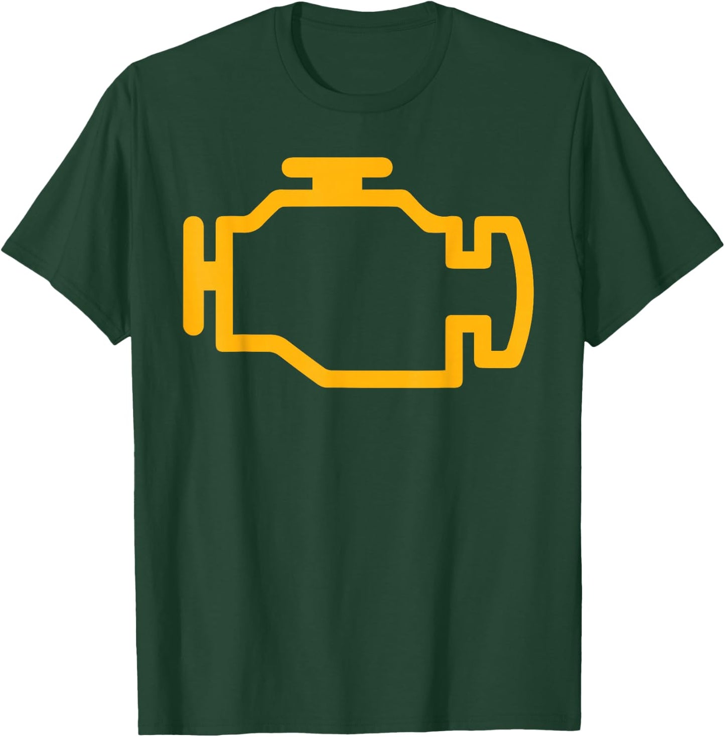 Check Engine Light T-Shirt - T-Shirt | Forest