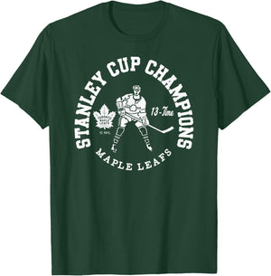 Toronto Maple Leafs Stanley Cup Champions 13-Time Blue T-Shirt - T-Shirt | Forest