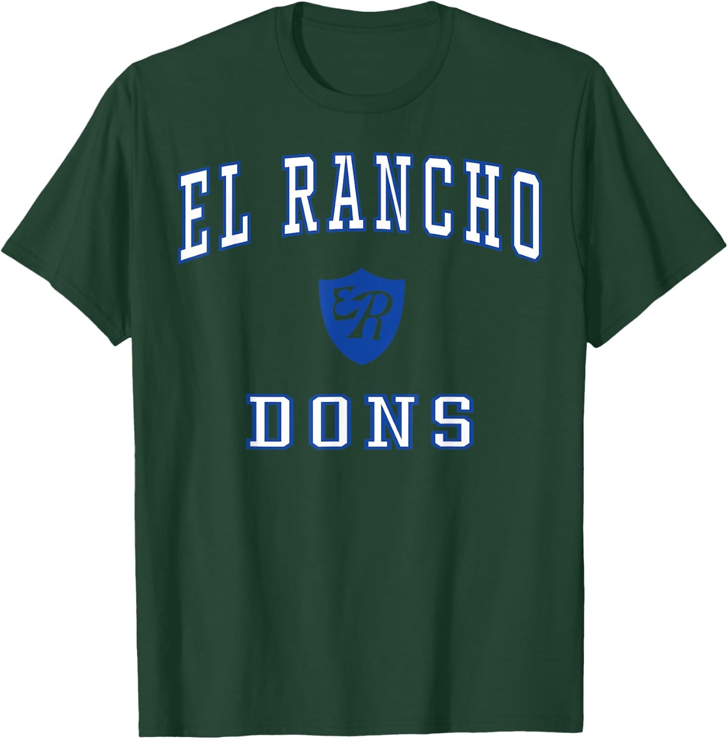 El Rancho High School Dons C1 T-Shirt - T-Shirt | Forest