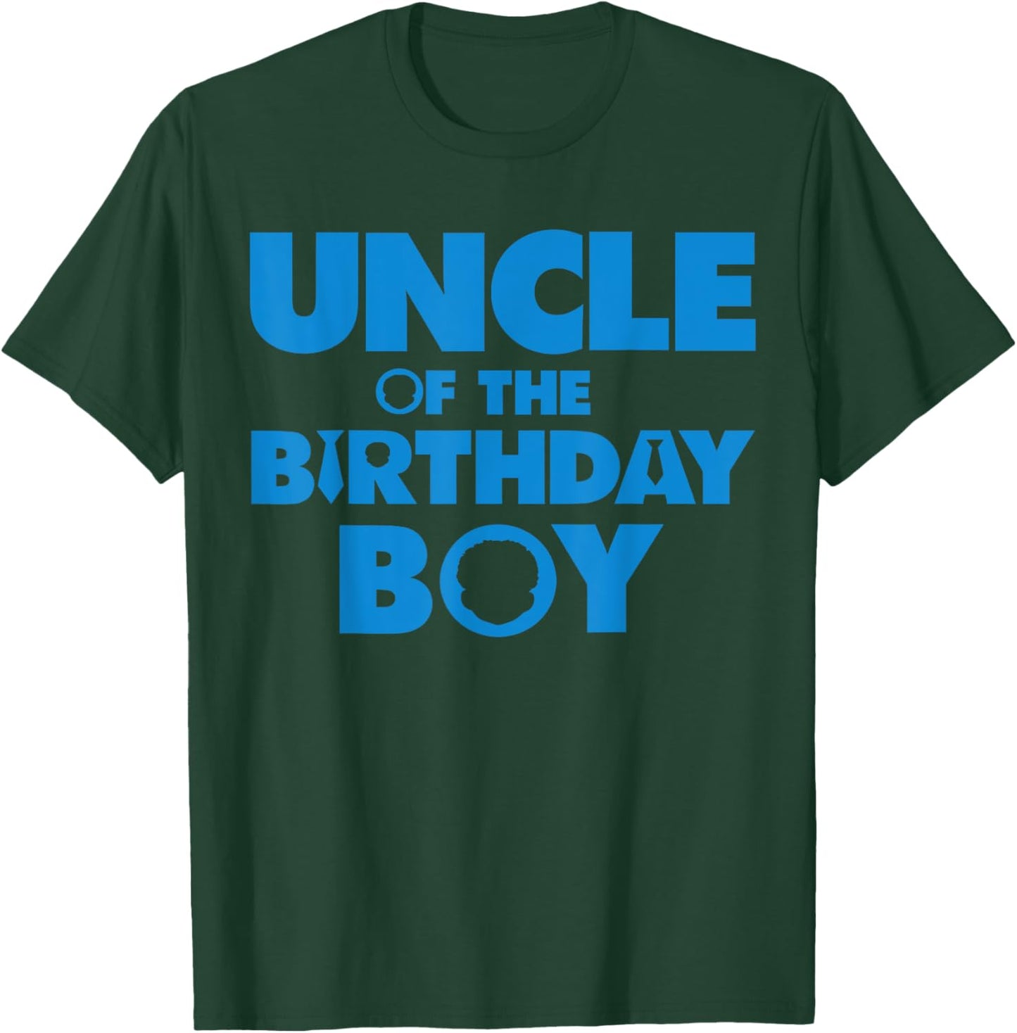 Uncle Of The Birthday Boy Afro Boss Baby Family Bday Party T-Shirt - T-Shirt | Forest