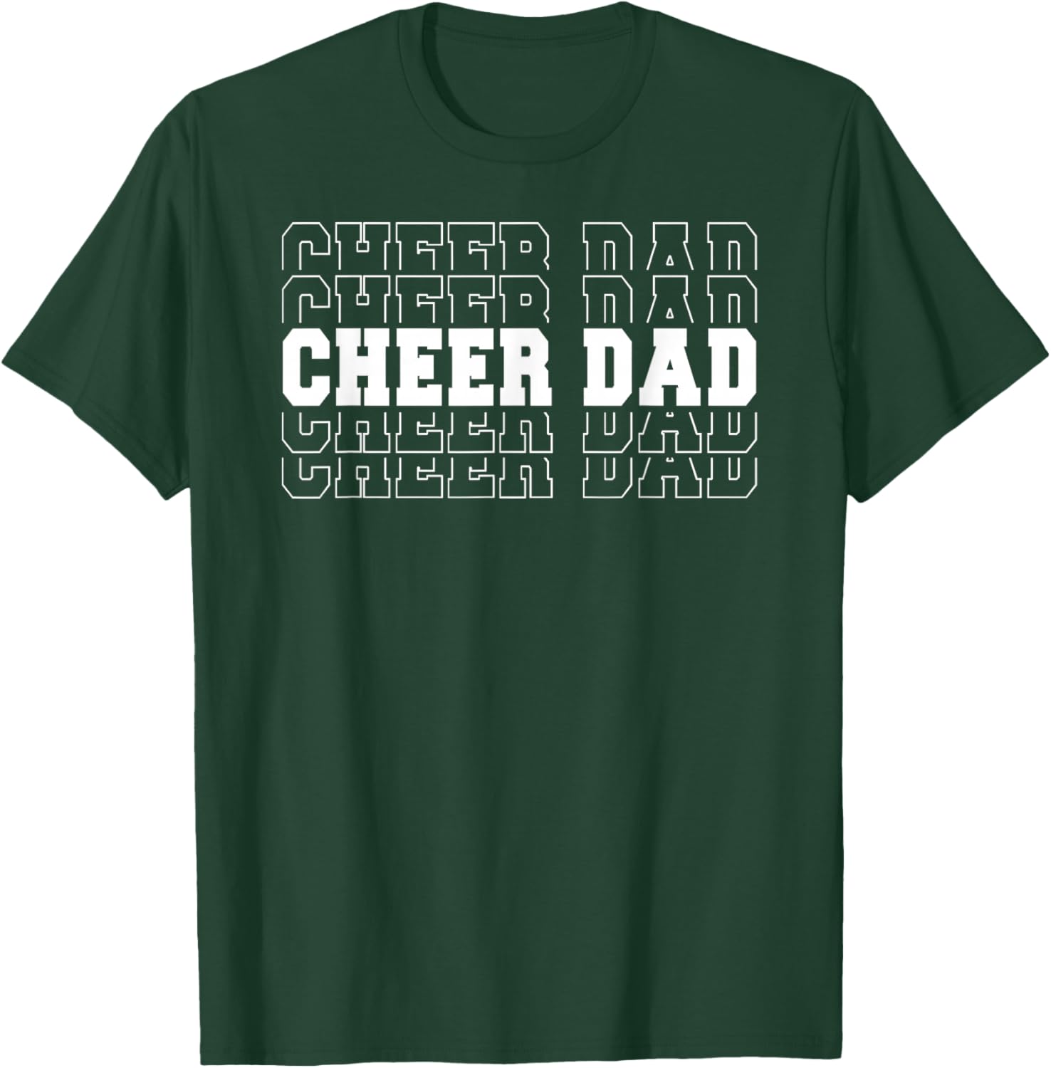 Cheer Dad Cheerleading T-Shirt - T-Shirt | Forest