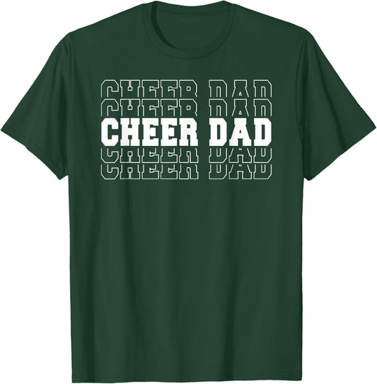 Cheer Dad Cheerleading T-Shirt - T-Shirt | Forest