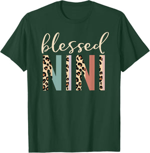 Blessed Nini Cute Leopard Print T-Shirt - T-Shirt | Forest