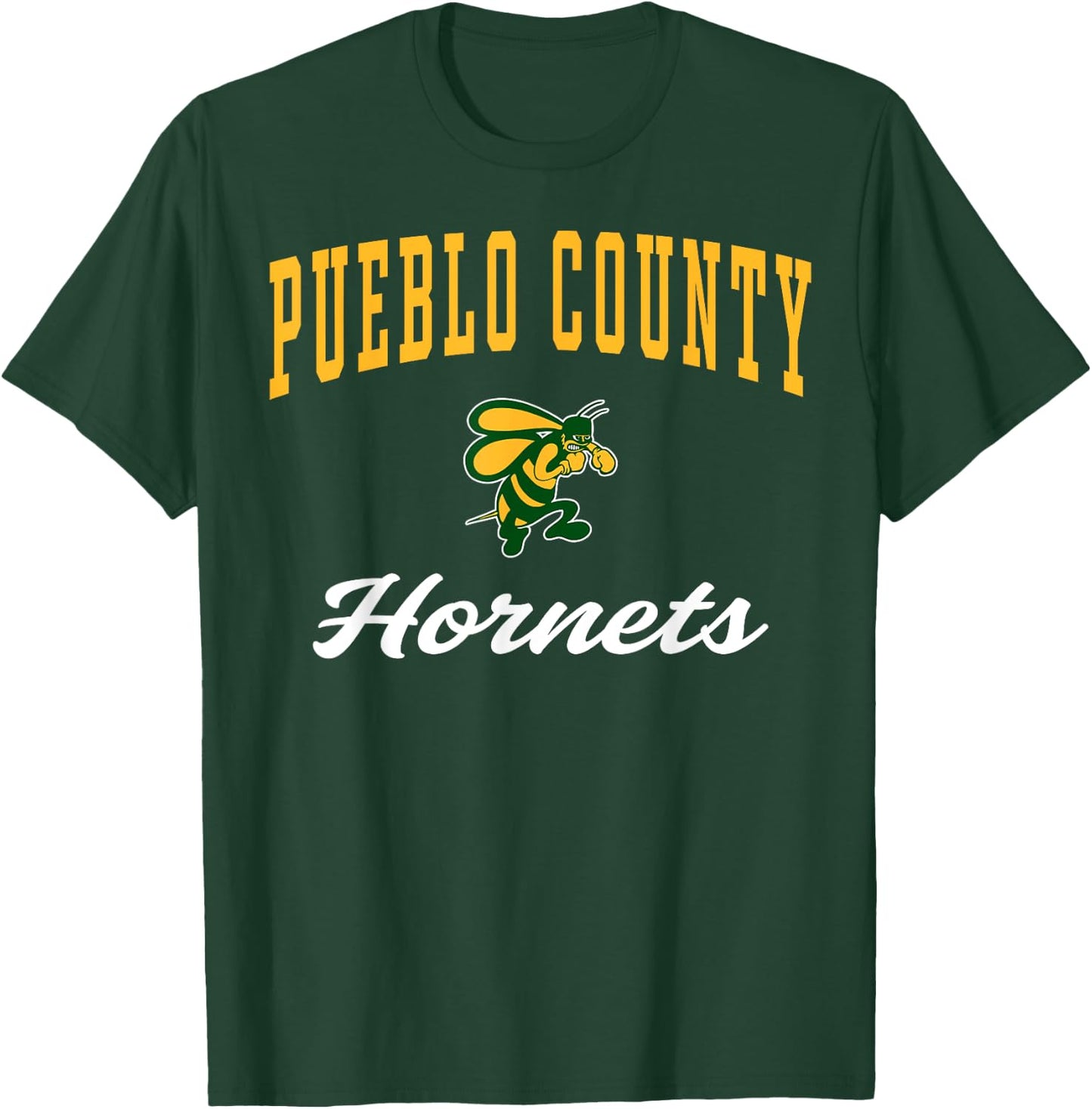 Pueblo County High School Hornets C3 T-Shirt - T-Shirt | Forest
