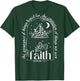 The Assurance Of Things Hoped For, Faith Hebrews 11:1 (Back) T-Shirt - T-Shirt | Forest