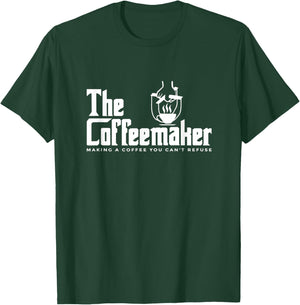 The Coffeemaker Making A Coffee You Can't Refuse Barista T-Shirt - T-Shirt | Forest